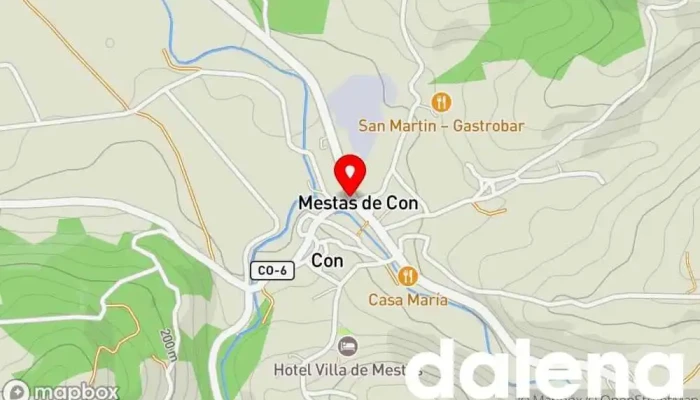 mapa de Tienda bar Casa Luís Tienda de alimentación en Panes