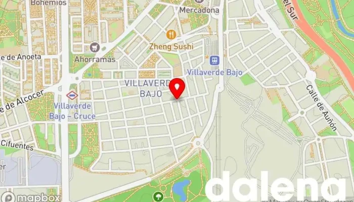mapa de Tienda de alimentación china Tienda de alimentación en Madrid