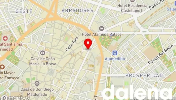 mapa de Tienda de electrodomésticos Rodríguez Manzano Tienda de electrodomésticos en Salamanca