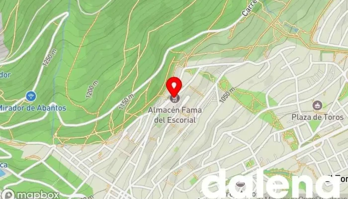 mapa de Tienda Fama del Escorial S. L. Tienda de alimentación en San Lorenzo de El Escorial