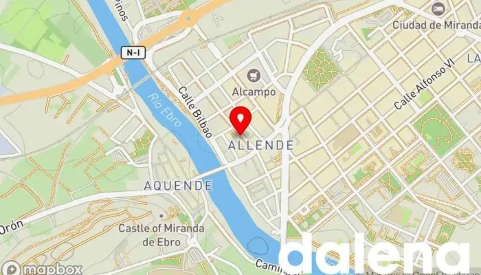 mapa de Tienda La Casa del Jamón Tienda de alimentación en Miranda de Ebro