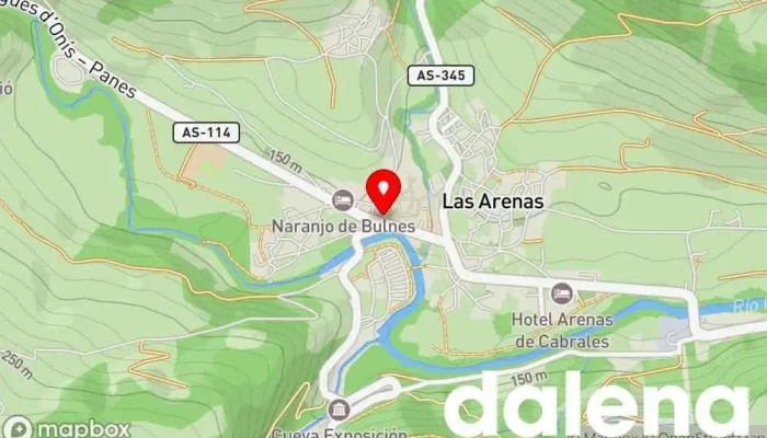 mapa de Tienda Nueva Tienda de recuerdos en Carreña