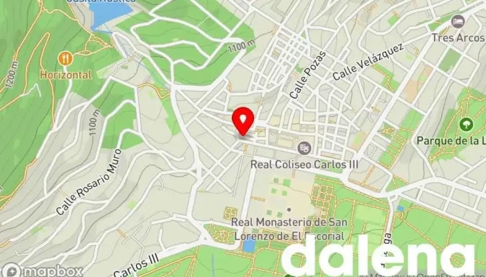 mapa de Udaco Florida Blanca Tienda de alimentación en San Lorenzo de El Escorial