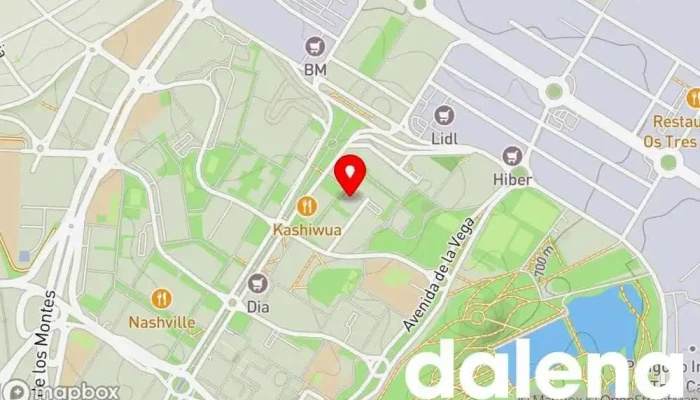 mapa de Udaco Tienda de alimentación en Tres Cantos