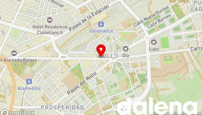 mapa de UNIDE supermercados Supermercado en Salamanca