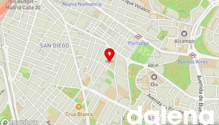 mapa de Unide Supermercados Supermercado en Madrid