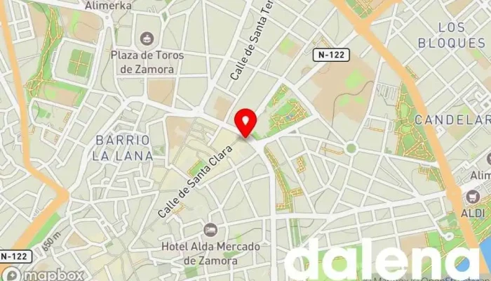 mapa de Unión Pop Up S L Supermercado en Zamora