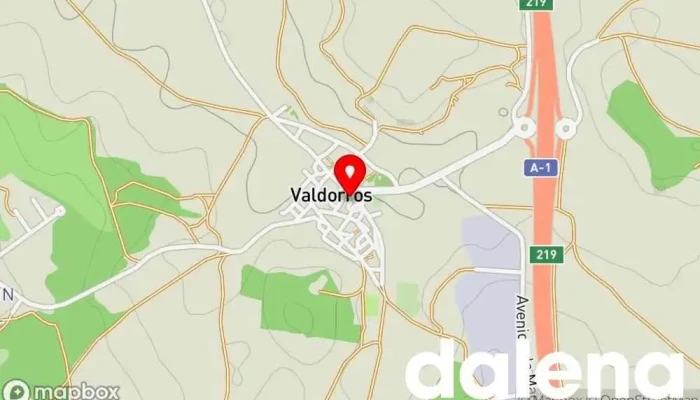 mapa de Valdorros  en Valdorros