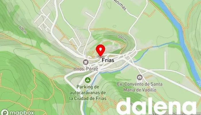 mapa de Yara Tienda de recuerdos en Frías