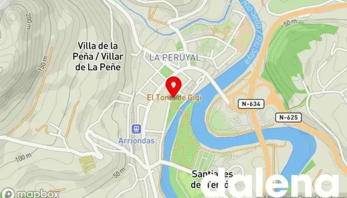 mapa de Zhon Kai Bazar Comercio en Arriondas